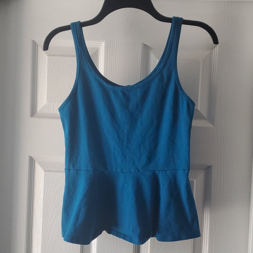 Teal peplum
